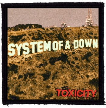SYSTEM OF A DOWN: Toxicity (9,5 cm x 9,5 cm) (felvarró)