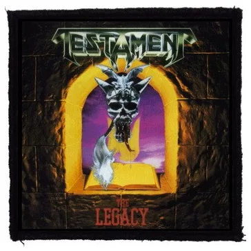 TESTAMENT: The Legacy (9,5 cm x 9,5 cm) (felvarró)
