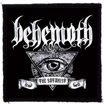 BEHEMOTH: The Satanist Eye (9,5 cm x 9,5 cm) (felvarró)