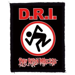 D.R.I.: Logo (7,5 cm x 9,5 cm) (felvarró)