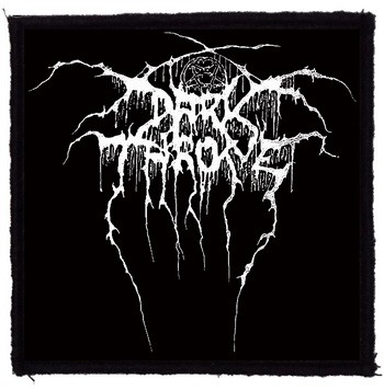 DARKTHRONE: Logo (9,5 cm x 9,5 cm) (felvarró)