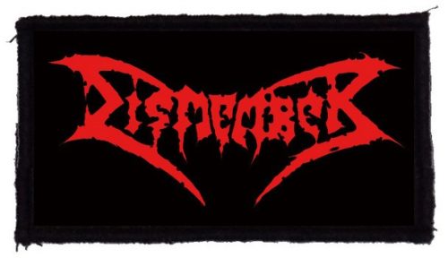 DISMEMBER: Logo (9,5 cm x 4,5 cm) (felvarró)