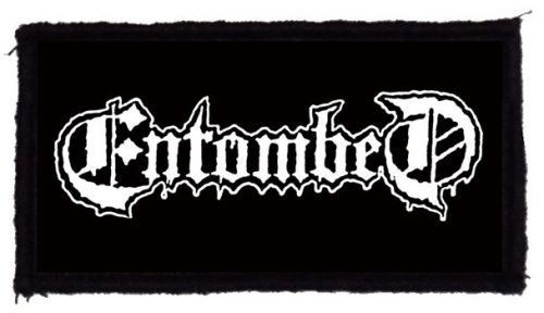 ENTOMBED: Logo (9,5 cm x 4,5 cm) (felvarró)