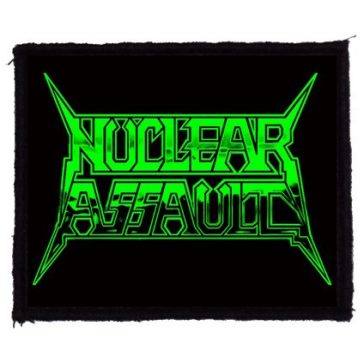 NUCLEAR ASSAULT: Logo (9,5 cm x 7,5 cm) (felvarró)