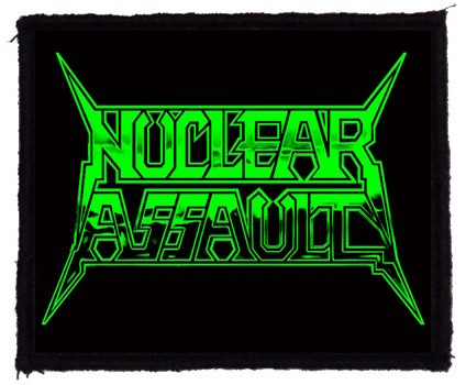 NUCLEAR ASSAULT: Logo (9,5 cm x 7,5 cm) (felvarró)