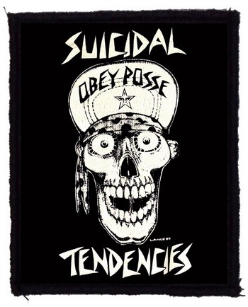 SUICIDAL TENDENCIES: Obey (7,5 cm x 9,5 cm) (felvarró)