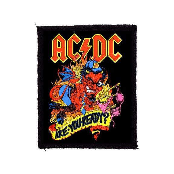 AC/DC: Are You Ready? (7,5 cm x 9,5 cm) (felvarró) AC/DC: Are You Ready? (7,5 cm x 9,5 cm) (felvarró)