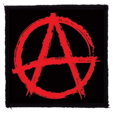 ANARCHY (9,5 cm x 9,5 cm) (felvarró)