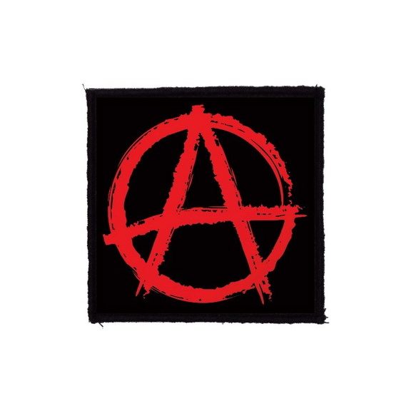 ANARCHY (9,5 cm x 9,5 cm) (felvarró) ANARCHY (9,5 cm x 9,5 cm) (felvarró)
