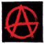ANARCHY (9,5 cm x 9,5 cm) (felvarró)