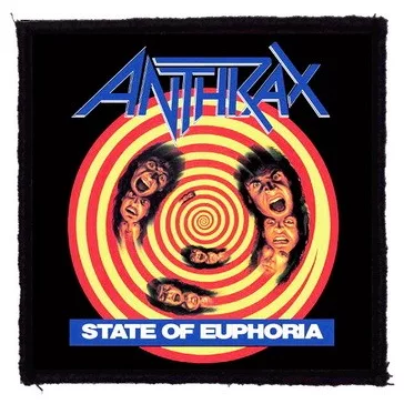 ANTHRAX: State Of Euphoria (9,5 cm x 9,5 cm) (felvarró)