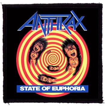ANTHRAX: State Of Euphoria (9,5 cm x 9,5 cm) (felvarró)
