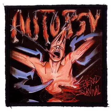 AUTOPSY: Severed Survival (9,5 cm x 9,5 cm) (felvarró)