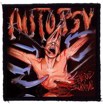AUTOPSY: Severed Survival (9,5 cm x 9,5 cm) (felvarró)
