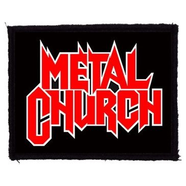METAL CHURCH: Logo (9,5 cm x 7,5 cm) (felvarró)