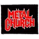 METAL CHURCH: Logo (9,5 cm x 7,5 cm) (felvarró)