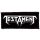 TESTAMENT: Logo (9,5 cm x 4 cm) (felvarró)