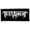 TESTAMENT: Logo (9,5 cm x 4 cm) (felvarró)