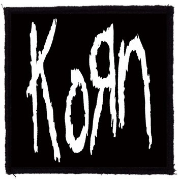 KORN: Logo (9,5 cm x 9,5 cm) (felvarró)