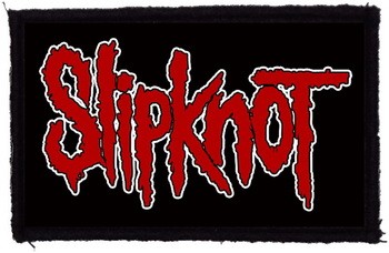 SLIPKNOT: Slipknot (name) (9,5 cm x 6 cm) (felvarró)