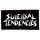 SUICIDAL TENDENCIES: Logo small (95x50) (felvarró)
