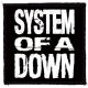 SYSTEM OF A DOWN: SOAD (name) (9,5 cm x 9,5 cm) (felvarró)