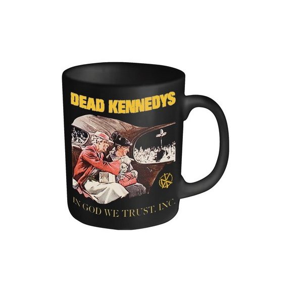 DEAD KENNEDYS: In God We Trust (black mug) (bögre) DEAD KENNEDYS: In God We Trust (black mug) (bögre)