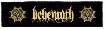 BEHEMOTH: Logo Superstrip (22 cm x 5 cm) (felvarró)
