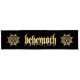 BEHEMOTH: Logo Superstrip (22 cm x 5 cm) (felvarró)