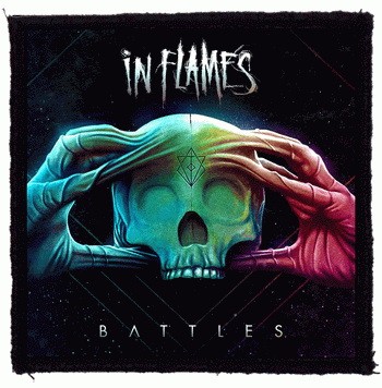 IN FLAMES: Battles (9,5 cm x 9,5 cm) (felvarró)
