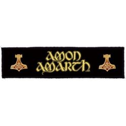AMON AMARTH: Logo Superstrip (22 cm x 5 cm) (felvarró)