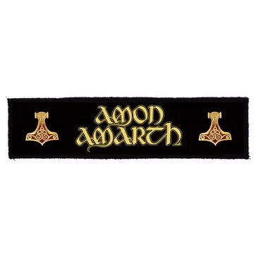 AMON AMARTH: Logo Superstrip (22 cm x 5 cm) (felvarró)