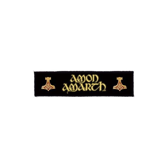 AMON AMARTH: Logo Superstrip (22 cm x 5 cm) (felvarró) AMON AMARTH: Logo Superstrip (22 cm x 5 cm) (felvarró)