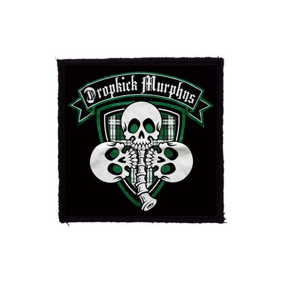 DROPKICK MURPHYS: 3 Skulls (9,5 cm x 9,5 cm) (felvarró) DROPKICK MURPHYS: 3 Skulls (9,5 cm x 9,5 cm) (felvarró)