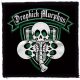 DROPKICK MURPHYS: 3 Skulls (9,5 cm x 9,5 cm) (felvarró)