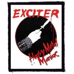 EXCITER: Heavy Metal Maniac (8 cm x 9,5 cm) (felvarró)