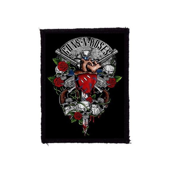 GUNS N' ROSES: Heart (7,5 cm x 9,5 cm) (felvarró) GUNS N' ROSES: Heart (7,5 cm x 9,5 cm) (felvarró)