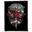 GUNS N' ROSES: Heart (7,5 cm x 9,5 cm) (felvarró)