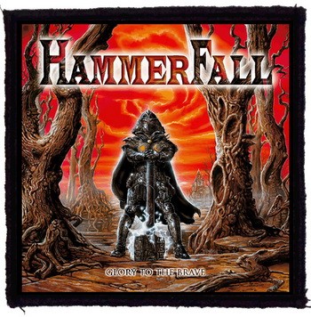 HAMMERFALL: Glory To The Brave (9,5 cm x 9,5 cm) (felvarró)
