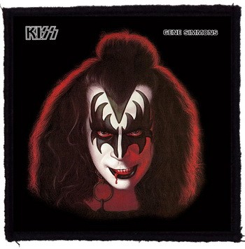 KISS: Gene Simmons Solo (9,5 cm x 9,5 cm) (felvarró)