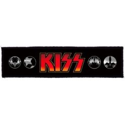 KISS: Logo Superstrip (22 cm x 5 cm) (felvarró)