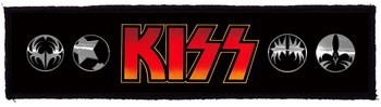 KISS: Logo Superstrip (22 cm x 5 cm) (felvarró)