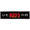KISS: Logo Superstrip (22 cm x 5 cm) (felvarró)