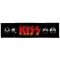 KISS: Logo Superstrip (22 cm x 5 cm) (felvarró)
