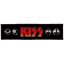 KISS: Logo Superstrip (22 cm x 5 cm) (felvarró)