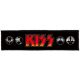 KISS: Logo Superstrip (22 cm x 5 cm) (felvarró)