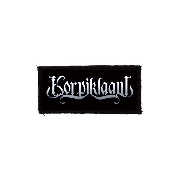 KORPIKLAANI: Logo (9,5 cm x 4,5 cm) (felvarró) KORPIKLAANI: Logo (9,5 cm x 4,5 cm) (felvarró)