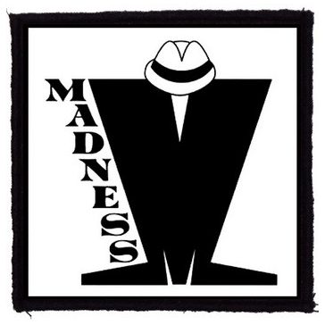 MADNESS: Logo (9,5 cm x 9,5 cm) (felvarró)