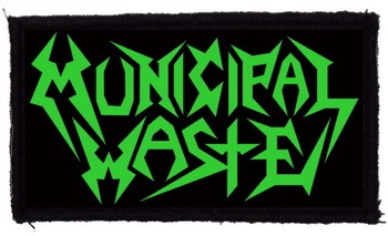 MUNICIPAL WASTE: Logo (9,5 cm x 6 cm) (felvarró)