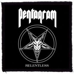 PENTAGRAM: Relentless (9,5 cm x 9,5 cm) (felvarró)